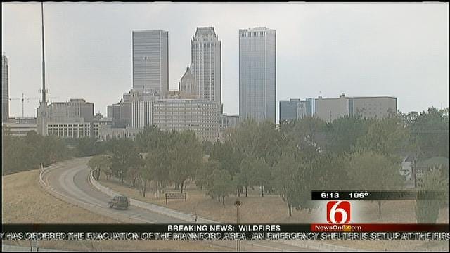 Creek County Wildfires Impact Air Quality In Tulsa