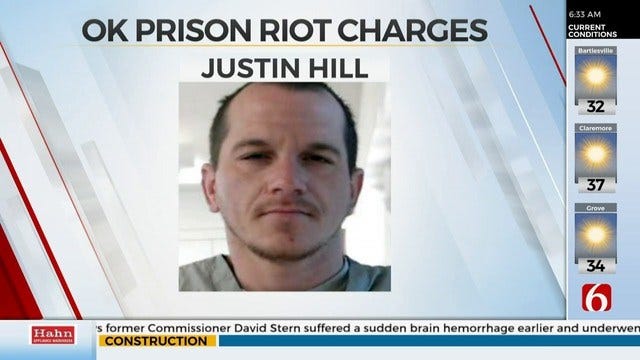 Oklahoma Inmate Charged In Connection With Prison Fights