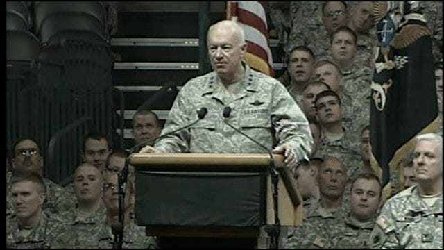 Farewell Ceremony: Major Gen. Miles Deering