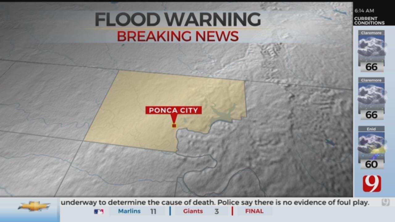 National Weather Service Warns Of Life-Threatening Flooding In Ponca City