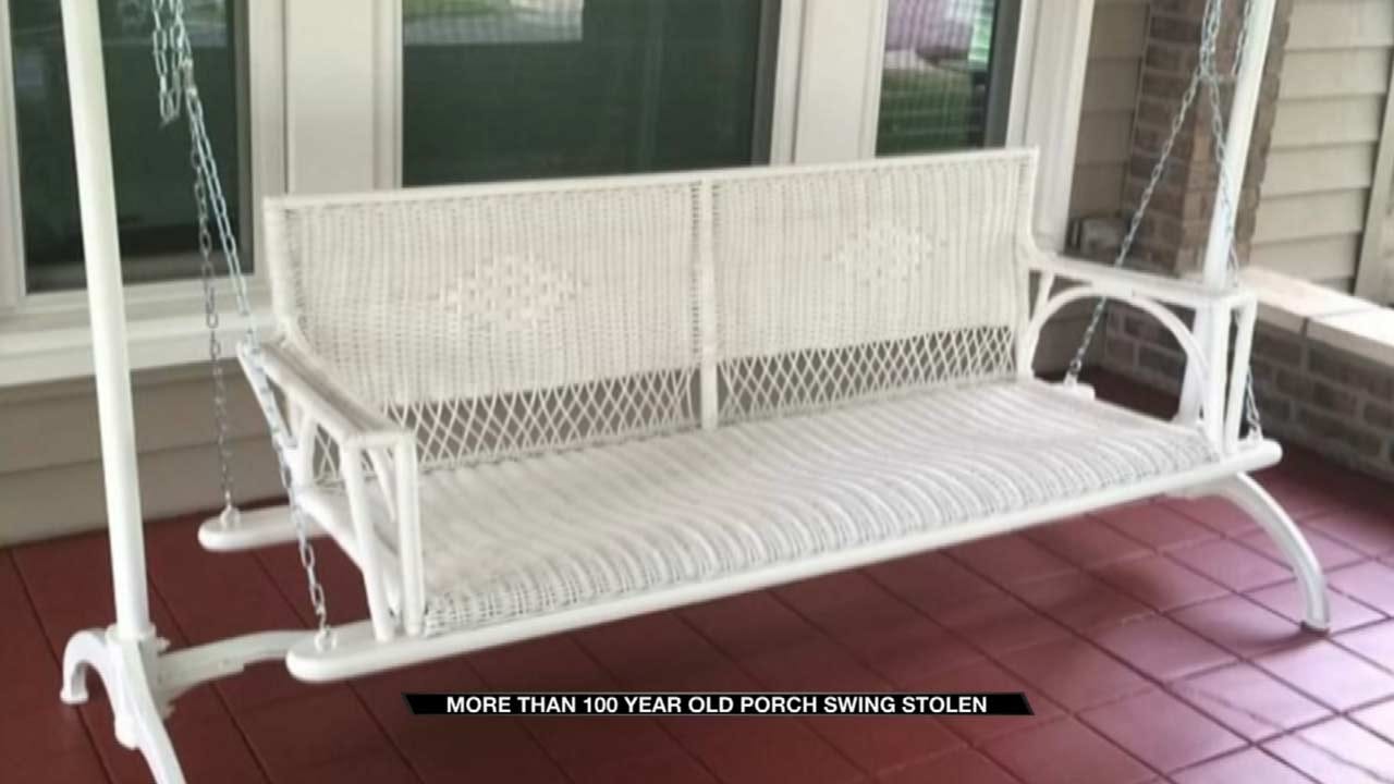 Thieves Steal Century-Old Porch Swing From Tulsa Family