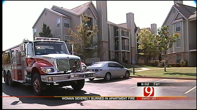 Woman Badly Burned After Police Say She Set Herself On Fire