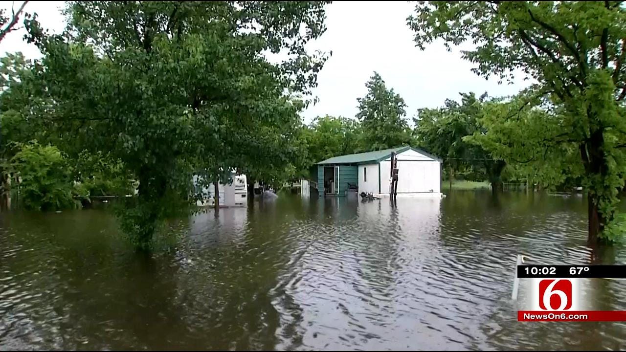 Wagoner Residents Evacuated Due To Rising Flood Waters