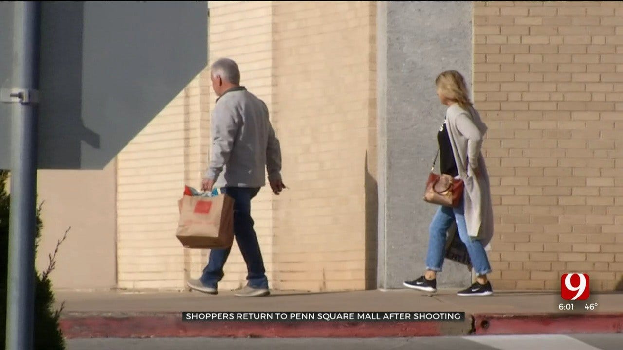 Holiday Shoppers Return To Penn Square Mall Following Chaos After Shooting