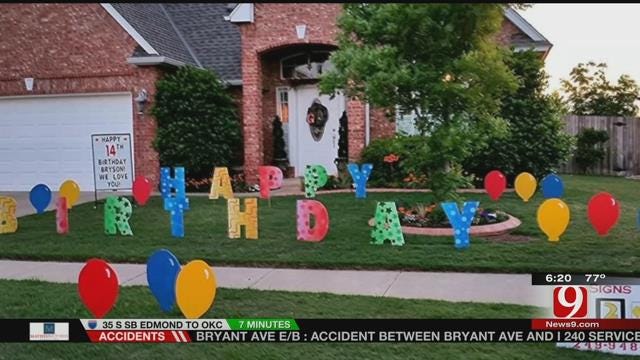 Oklahoma Mom's Unique 'Signs To Celebrate' Business