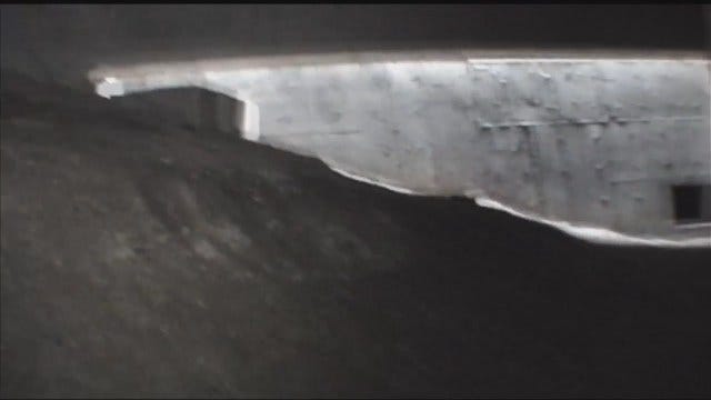 WEB EXTRA: Video Of Cavern Under I-44 Near Garnett