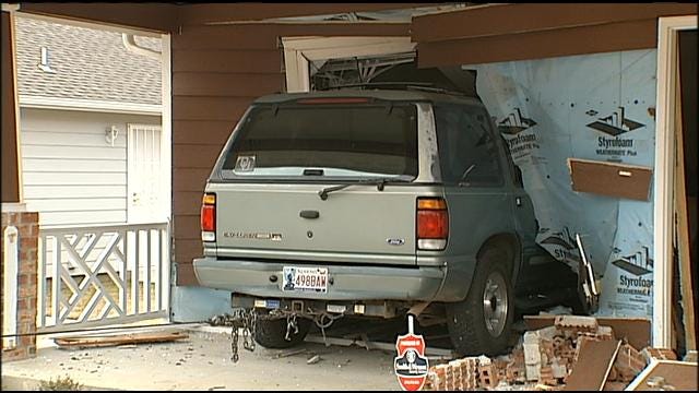 Tulsa Family Starts To Rebuild After SUV Crashed Into Home On Christmas Day