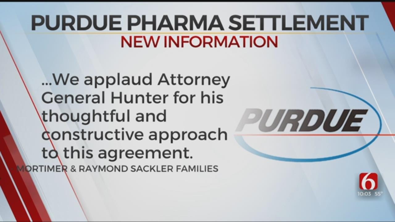 Purdue Pharma Owners Issue Statement On Settlement