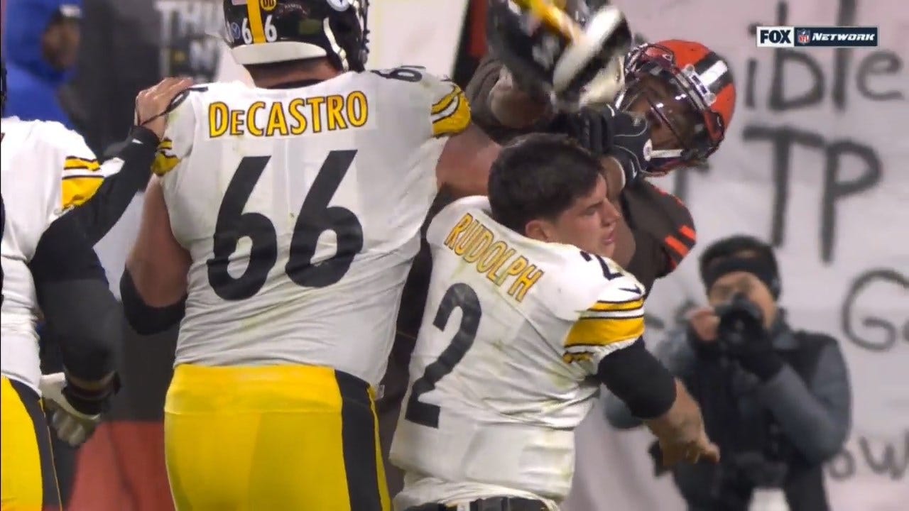 Cleveland Browns' Myles Garrett Suspended By NFL After Helmet Hit, Fight During Steelers Game