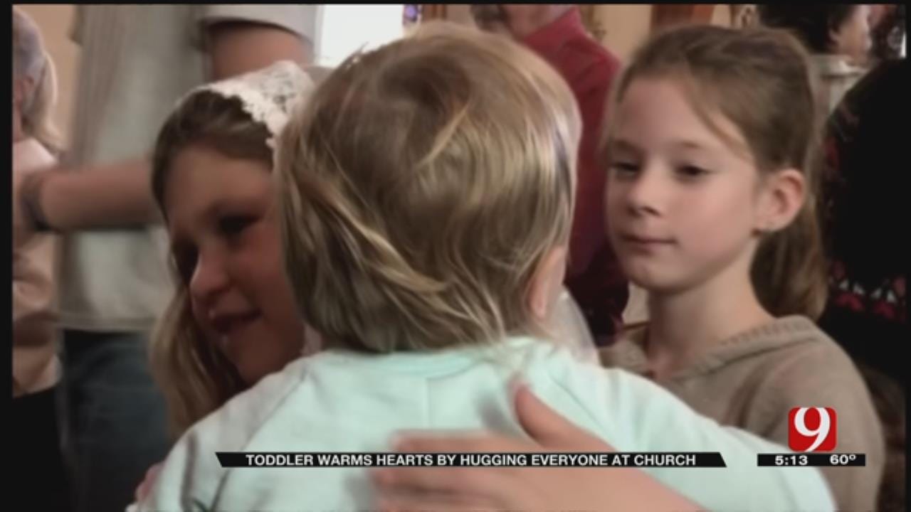 Toddler Warms Hearts By Hugging Everyone At Church