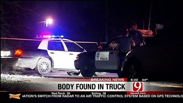 OKC Police Investigate Body Found In Truck