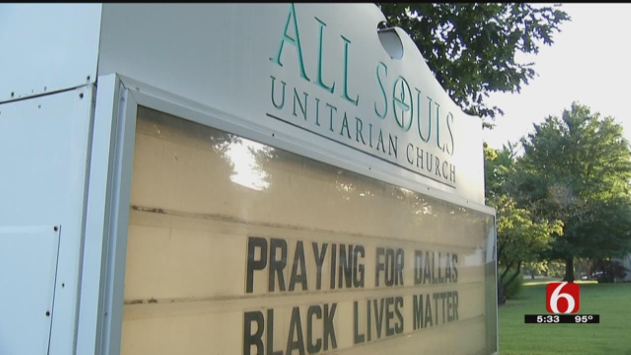 Tulsa Church Appalled Sign Rearranged To Racial Slur