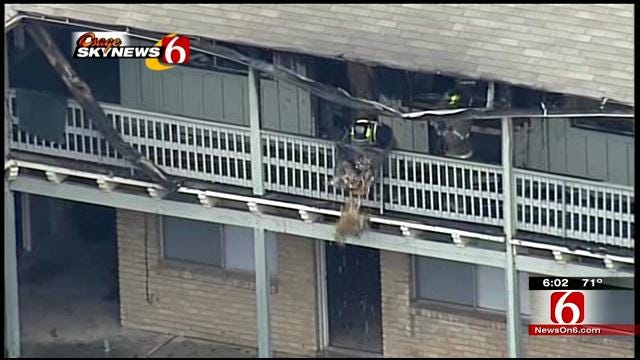Multiple Units Damaged In Fire At Tulsa's London Square Apartments