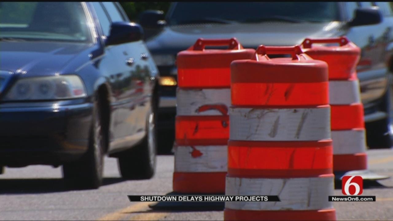 Government Shutdown Puts Oklahoma Roadwork On Hold