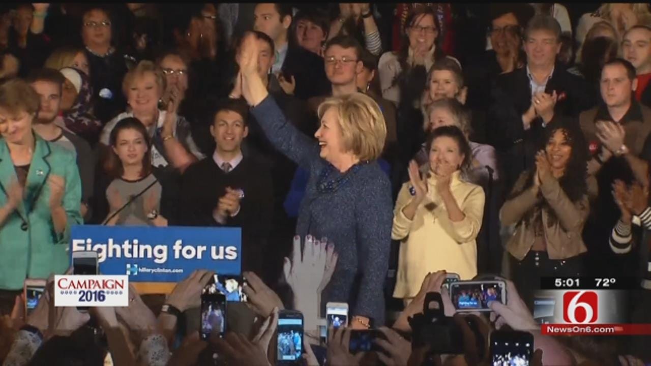 Clinton Outlines Plans To Fight ISIS, Support Civil Rights In Tulsa Stop