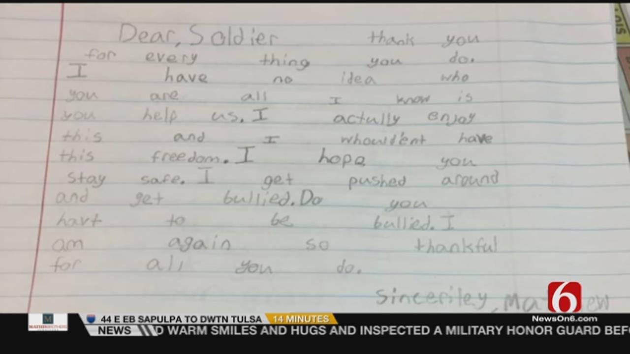 Letter Unites Oklahoma Soldier With 'Child,' 10 Years Later