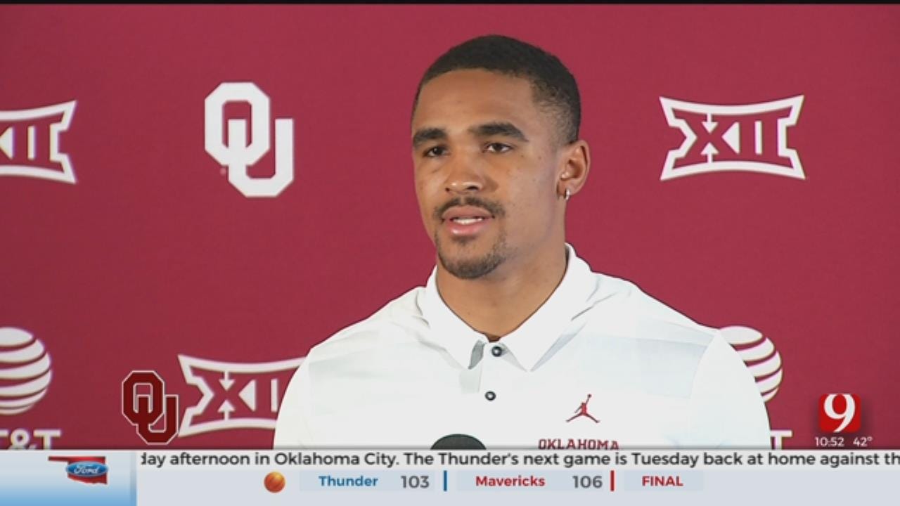 OU Spring Football, Jalen Hurts Talks For The First Time