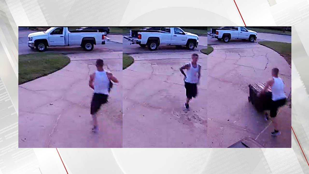 WEB EXTRA: Surveillance Camera Captures Tulsa Thief Twice