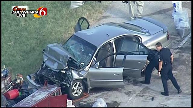 Osage SkyNews 6 Flies Over Wreck On Highway 75