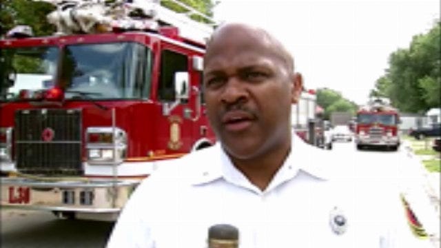WEB EXTRA: Tulsa Firefighter Tim Smallwood Talks About Fatal Trailer Fire