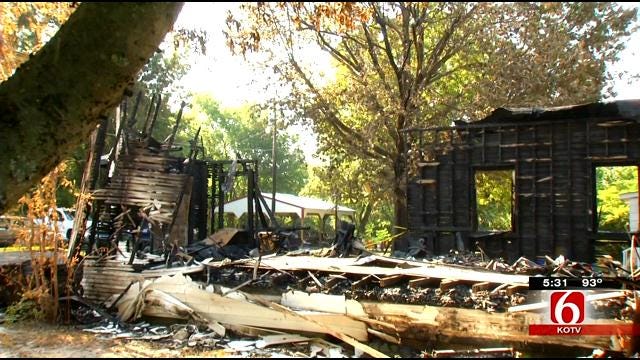 Okay Congregation Counts Blessings After Fire Destroys Historic Church