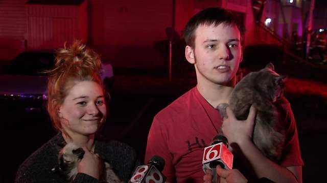 WEB EXTRA: Scenes From Tulsa Apartment Fire