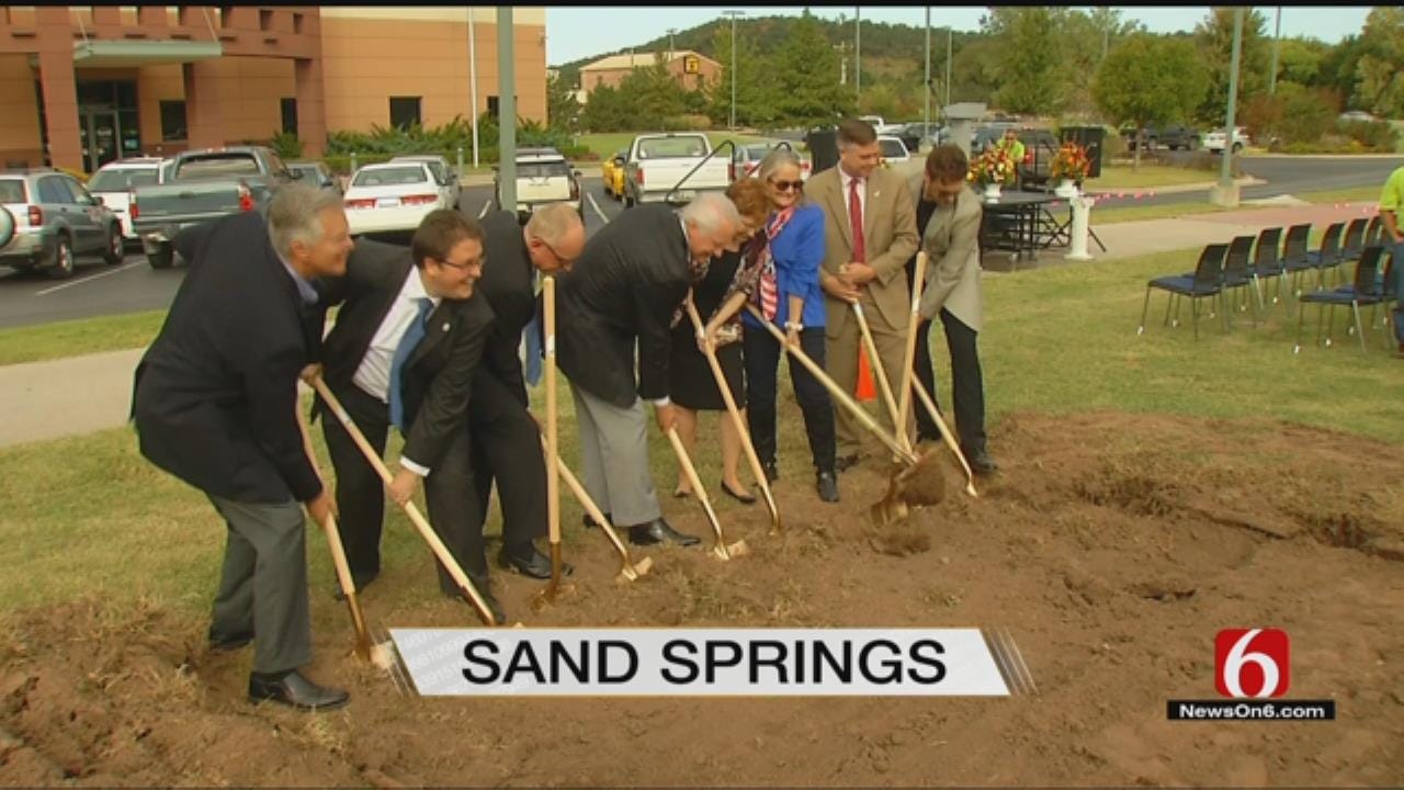 Leaders Break Ground On Largest Park Renovation Ever In Sand Springs