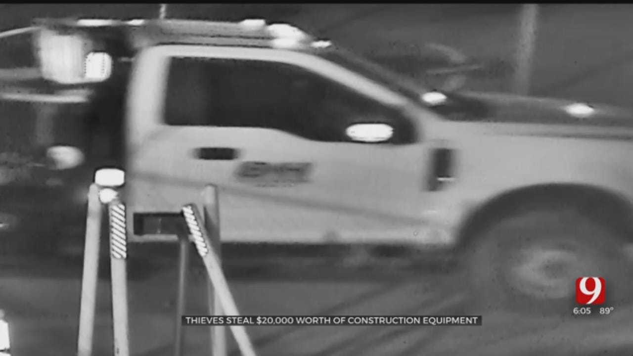 OKC Construction Company Offering $5K Reward After Thieves Swipe 3 Trucks In Less Than A Minute