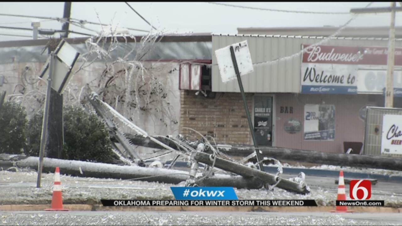 City Of Tulsa Preps For Winter Storm