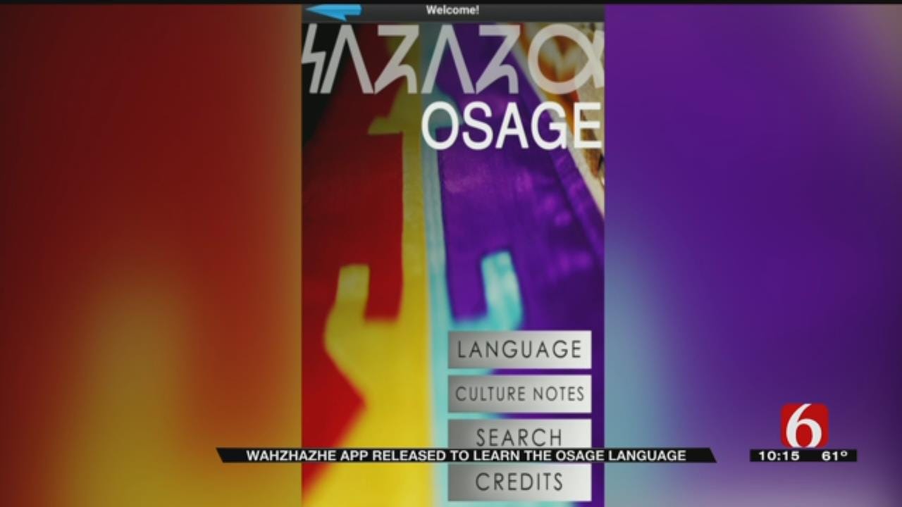 Osage Nation Launches Free Language App