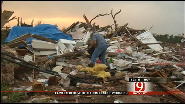 Officials Assess Tornado Damage In Carney