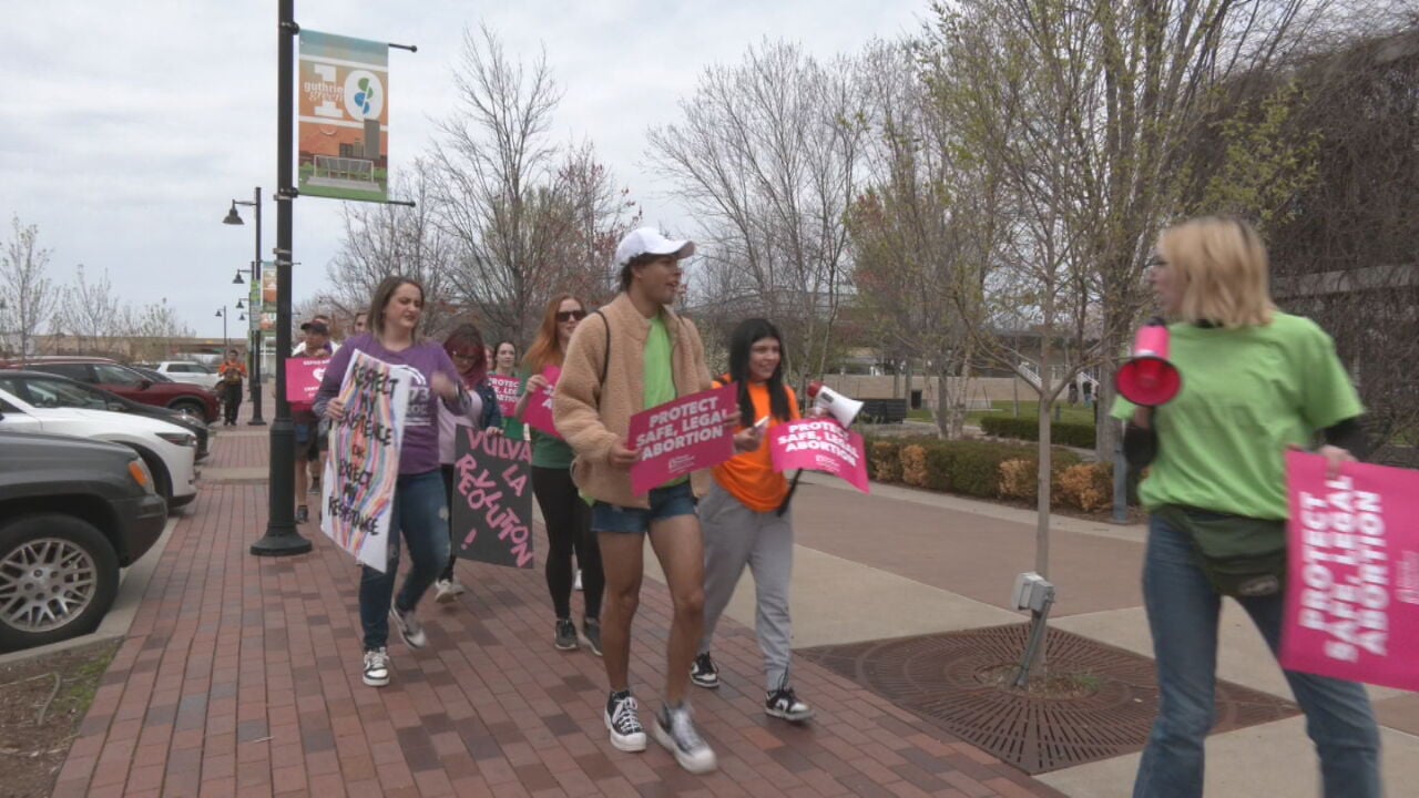 Activists March Through Tulsa In Support Of Women's Rights