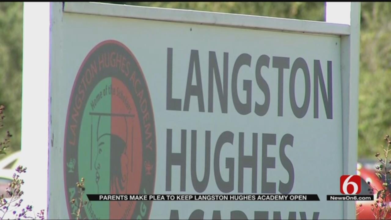 Tulsa Parents Asking State To Save Langston Hughes Academy