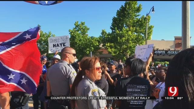 Counter-Protesters Create Stressful Moments At Black Lives Matter Rally