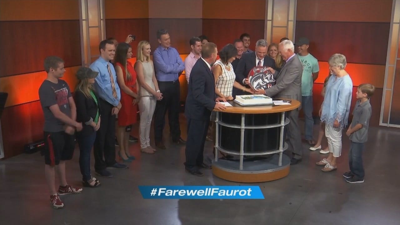 Gone Fishin: Family, Friends Greet Dick Faurot After His Final Forecast