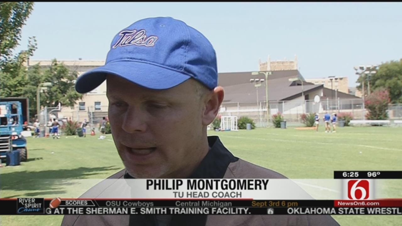 TU Football: Golden Hurricane Adjust To Montgomery's Fast-Paced Style At First Practice