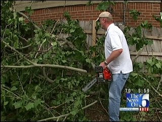 Storm Cleanup Continues In Tulsa