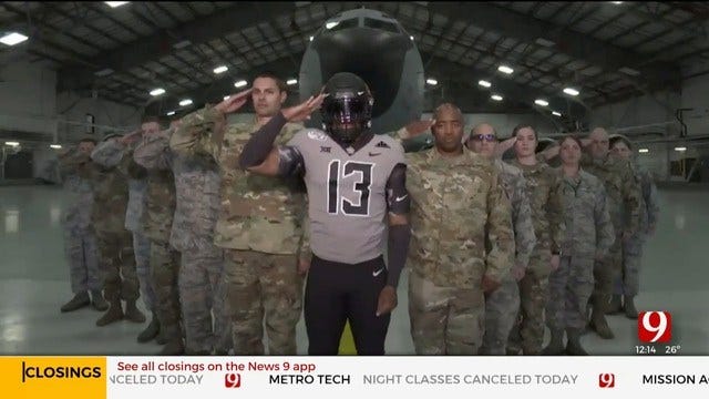 Oklahoma State To Honor Veterans With Special Uniforms Against Kansas