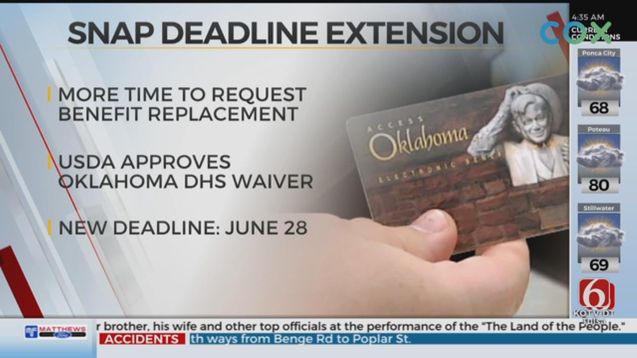 UPDATE: SNAP Recipients Given Extension To File Food Replacement Form