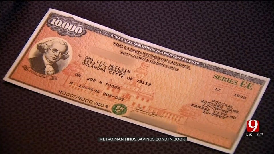Man Finds $20K Bond In Used Book, Tracks Down Rightful Owner