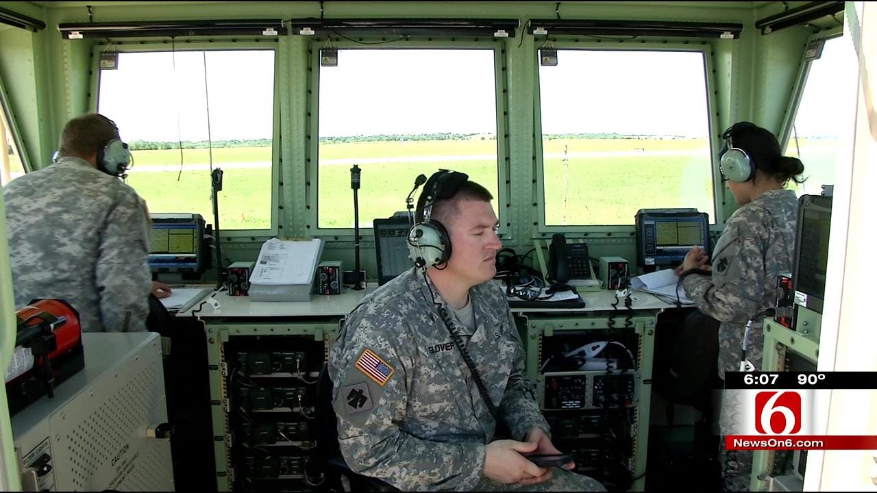 National Guard Holds Training Exercises At Muskogee Airport