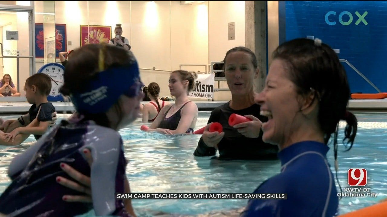 Oklahoma Swim Camp Teaches Kids With Autism Life-Saving Skills