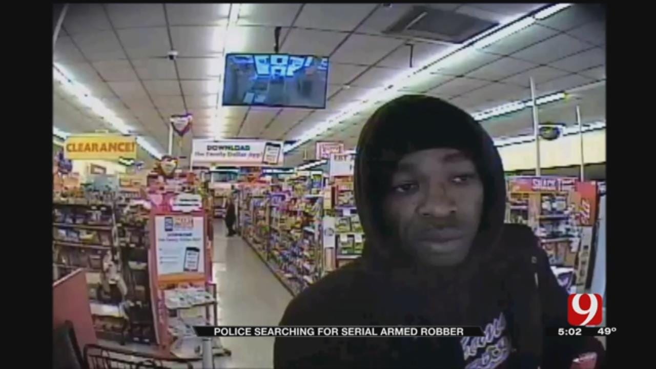 Serial Robbery Suspect Hits Fifth OKC Convenience Store