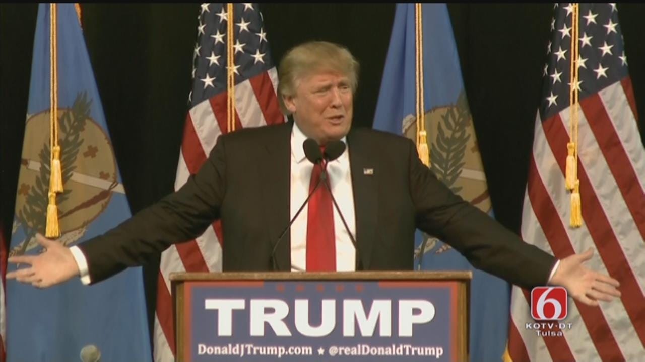 WEB EXTRA: Donald Trump Speaks At Mabee Center Part 3
