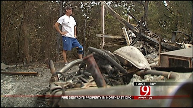 NE Oklahoma City Fire Victims Still Assessing Damage