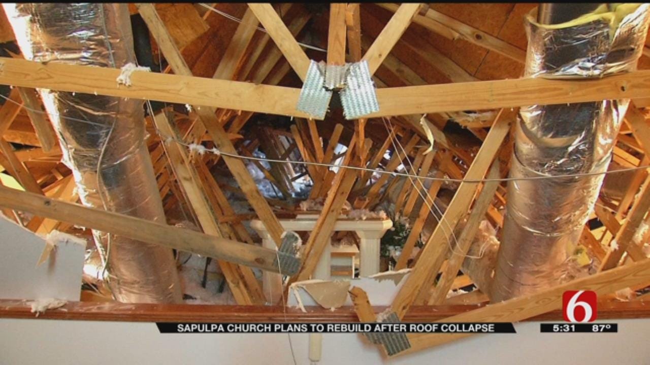 Sapulpa Church Rebuilding After Roof Collapse