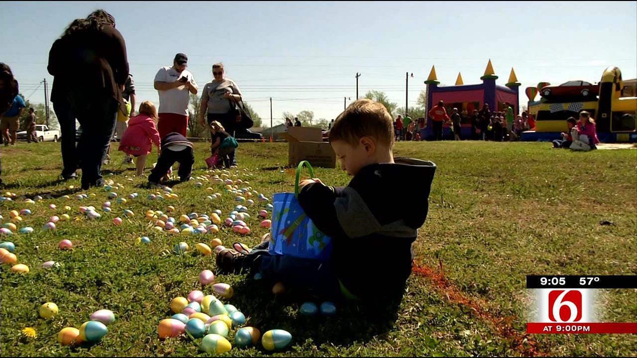 Easter Eggs Send Glenpool Kids Hunting For Fun