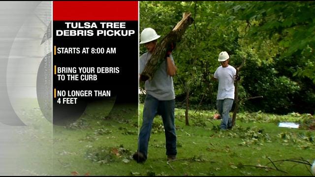City Of Tulsa Explains Tree Debris Pickup Plan