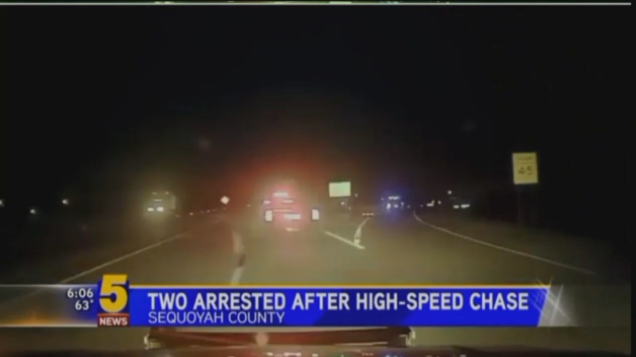 WEB EXTRA: Dash Cam Video Of The Chase [KFSM]