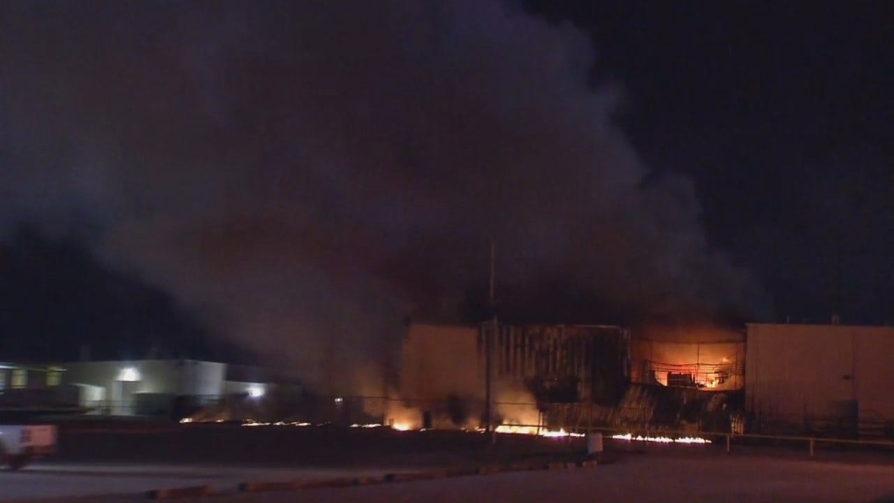 WEB EXTRA: Video Of Fire At Advance Research Chemical Office Building